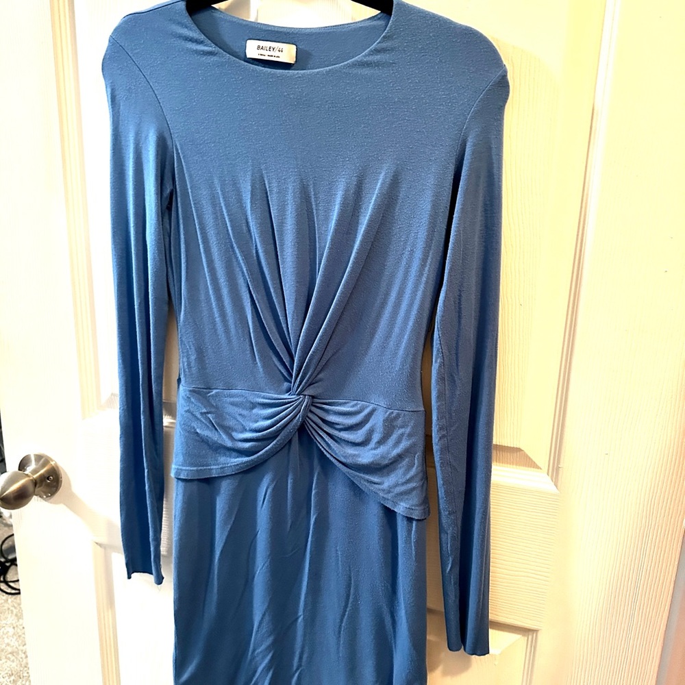 Bailey44 Fitted Dress Light Blue XS